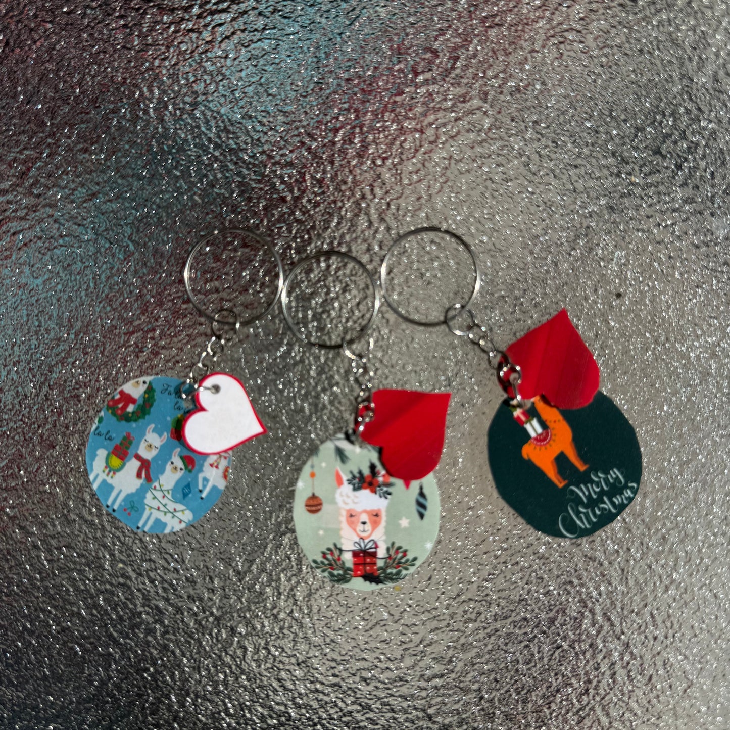 Set of 3 Llama Keychain
