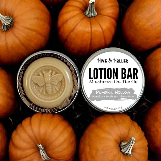 Pumpkin Hollow Solid Lotion Bar