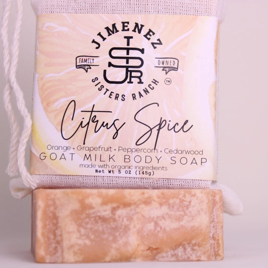 Citrus Spice Goat Milk Soap