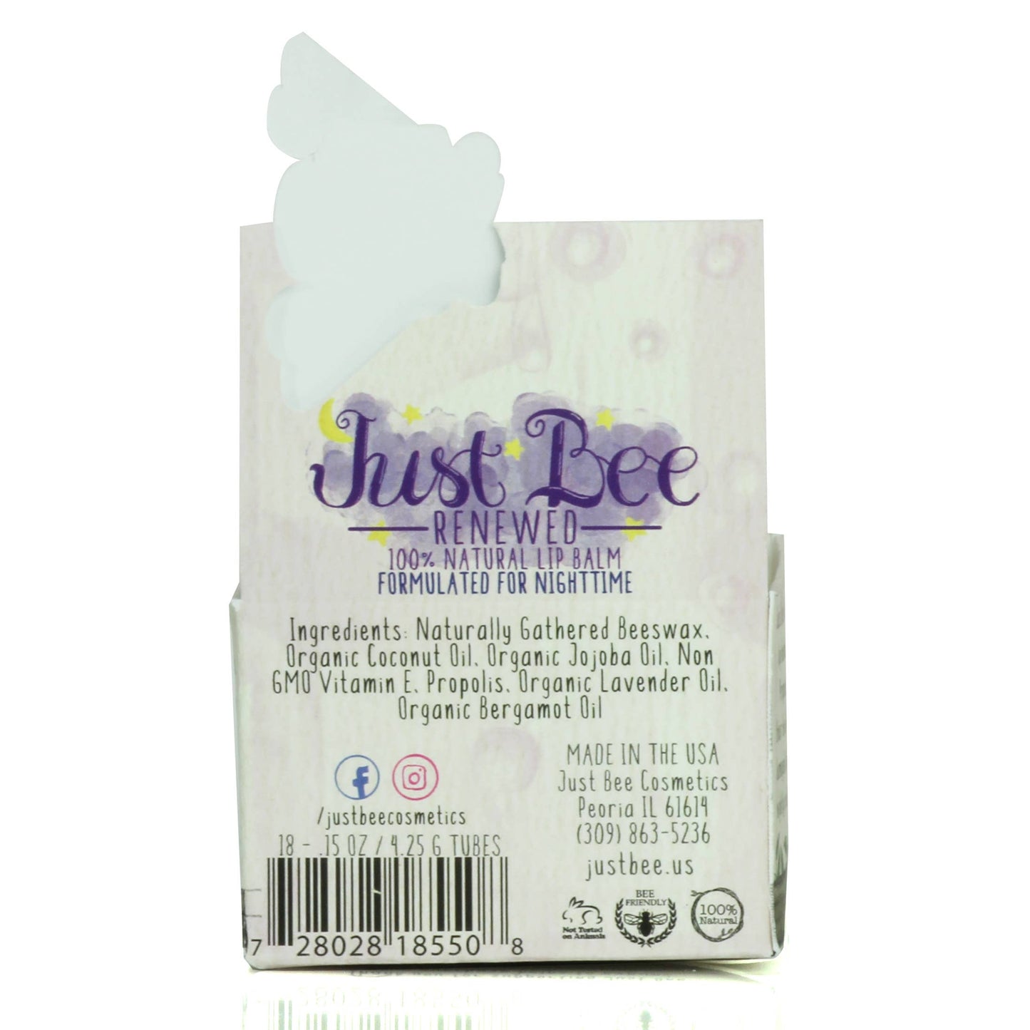 Just Bee Renewed Lip Balm - Lavender