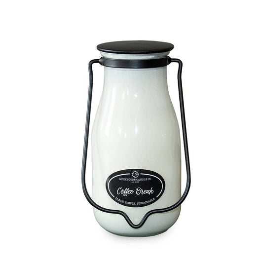 14 oz Milkbottle Candle: Coffee Break