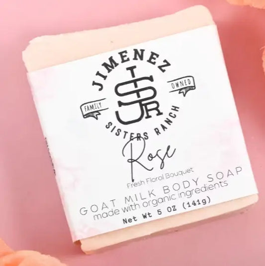 Rose Goat Milk Bar Soap